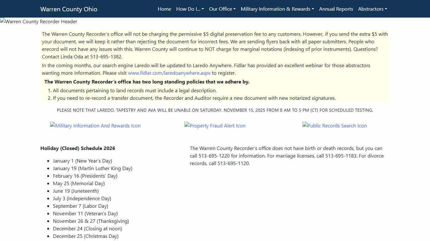 Warren County Recorder