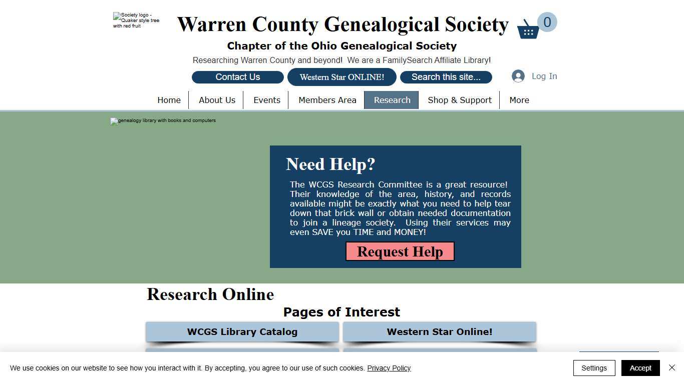 Research Online Warren County Genealogical Society, Lebanon, Ohio